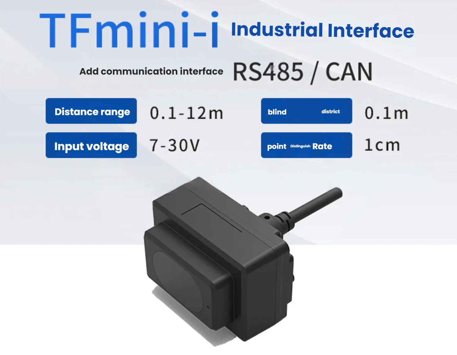TFmini-i LiDAR Module | Wide Measurement Range High Adjustable - LidarTechSolutions
